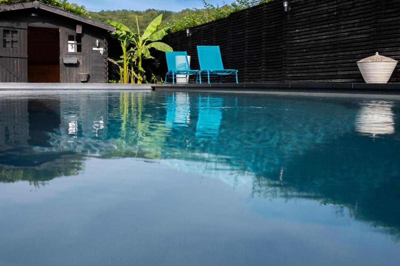 Chez Sabine Et Eric Maison Pour 6 Personnes Avec Piscine Chauffee Andenne Экстерьер фото