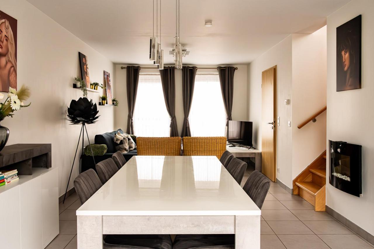Chez Sabine Et Eric Maison Pour 6 Personnes Avec Piscine Chauffee Andenne Экстерьер фото
